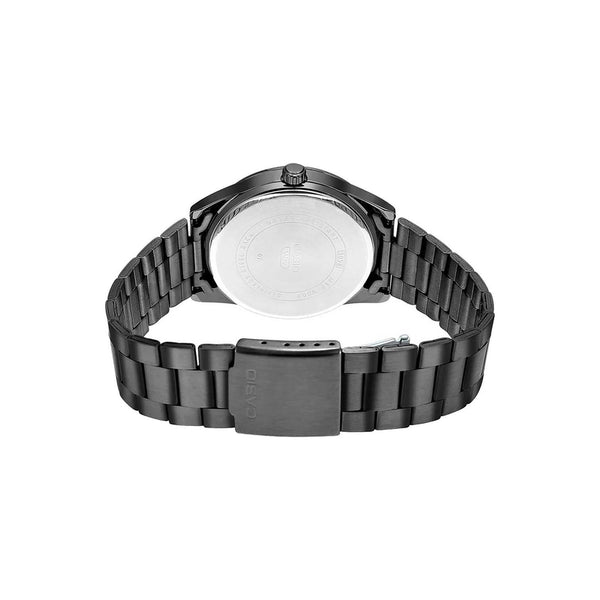 Casio Men's Analog Watch MTP-VD03B-3AUDF Black Stainless Steel Strap