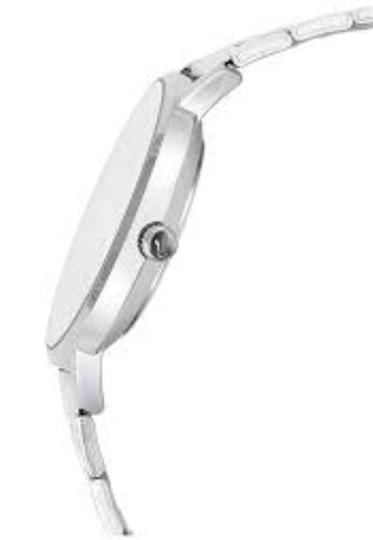 Casio Men Analog Watch MTP-VT01D-2B Silver Stainless Steel Strap