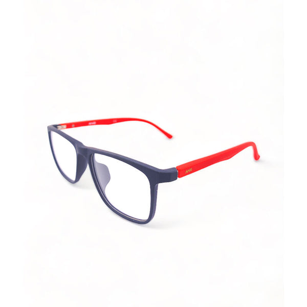 2.5 NVG OPH Men's Rectangle Frame Black Plastic Optical Frame with Demo Lens OGSC10110