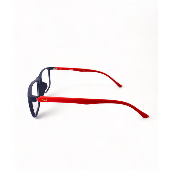 2.5 NVG OPH Men's Rectangle Frame Black Plastic Optical Frame with Demo Lens OGSC10110