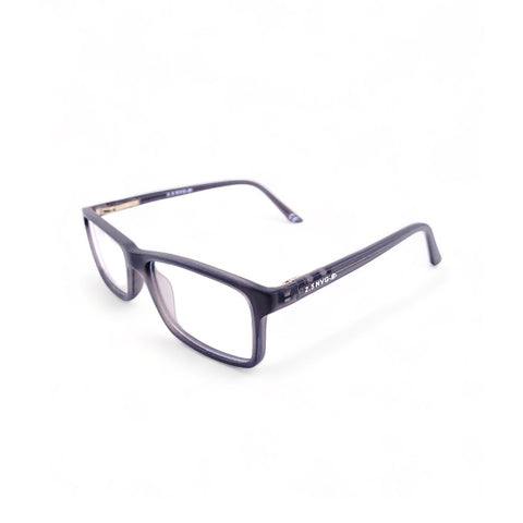 2.5 NVG OPH Men's Rectangle Frame Grey Plastic Optical Frame with Demo Lens OPH10408