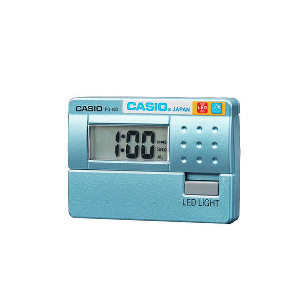Casio Digital Alarm Clock With Light PQ-10D-2RDF for Desk Top / Table / Bedside