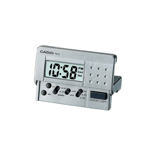 Casio Digital Alarm Clock With Light PQ-10D-8RDF for Desk Top / Table / Bedside