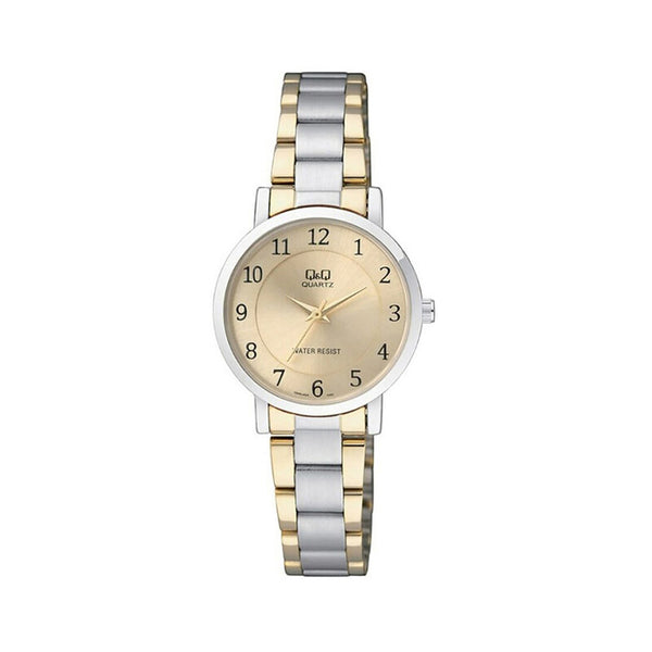Q&Q Watch by Citizen Q945J404Y Women Analog Watch with Silver Stainless Steel Strap