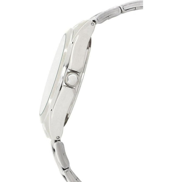 Q&Q Watch by Citizen QA07J201Y Women Analog Watch with Silver Stainless Steel Strap