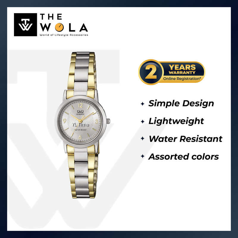 Q&Q Watch by Citizen QA39J404Y Women Analog Watch with Silver Stainless Steel Strap
