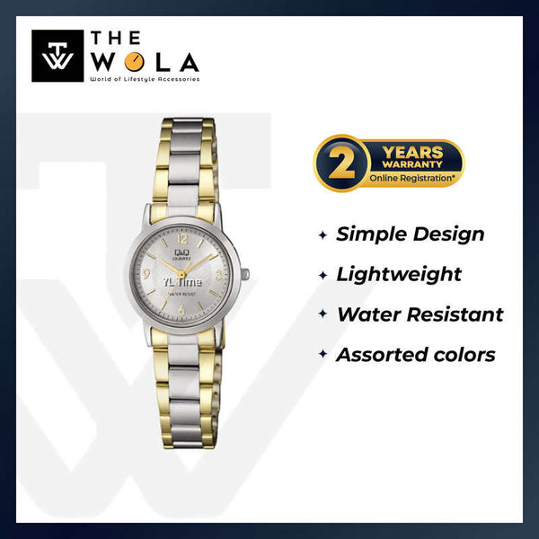 Q&Q Watch by Citizen QA39J404Y Women Analog Watch with Silver Stainless Steel Strap