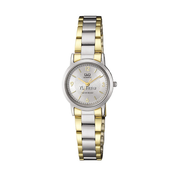 Q&Q Watch by Citizen QA39J404Y Women Analog Watch with Silver Stainless Steel Strap