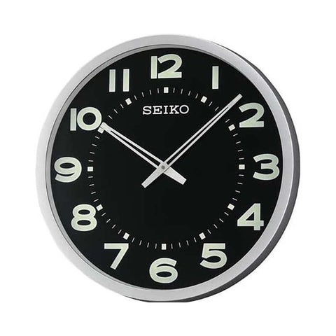 Seiko QXA564S Silver Color Analog Wall Clock