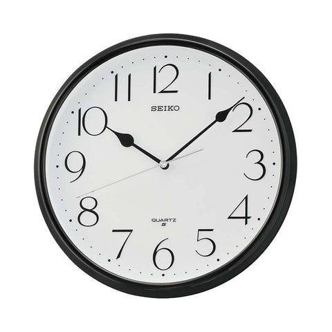 Seiko QXA651K Black Color Analog Wall Clock