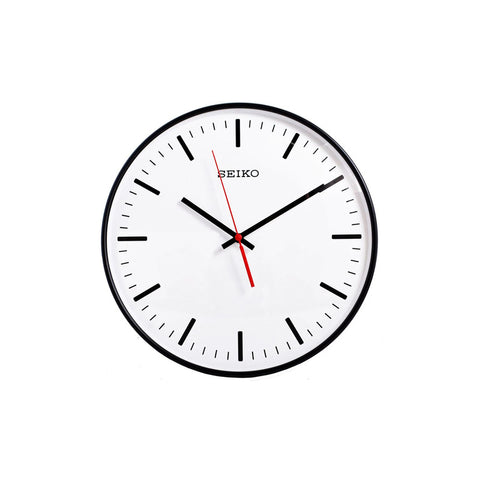 Seiko QXA701K Black Color Analog Wall Clock