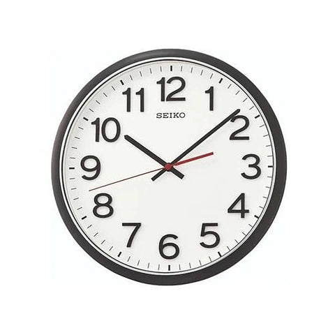 Seiko QXA750K Black Color Analog Wall Clock