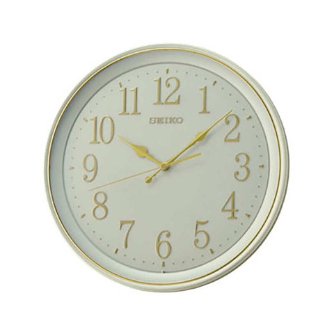 Seiko QXA798W White Color Analog Wall Clock