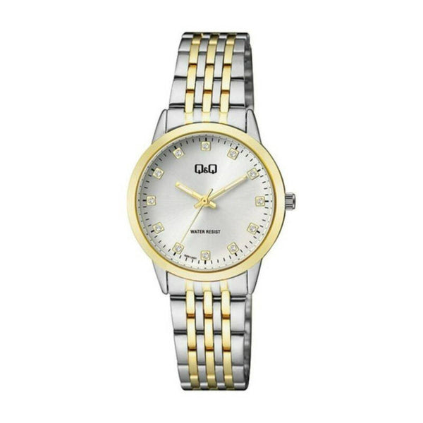 Q&Q Watch by Citizen QZ81J401Y Women Analog Watch with Silver Stainless Steel Strap