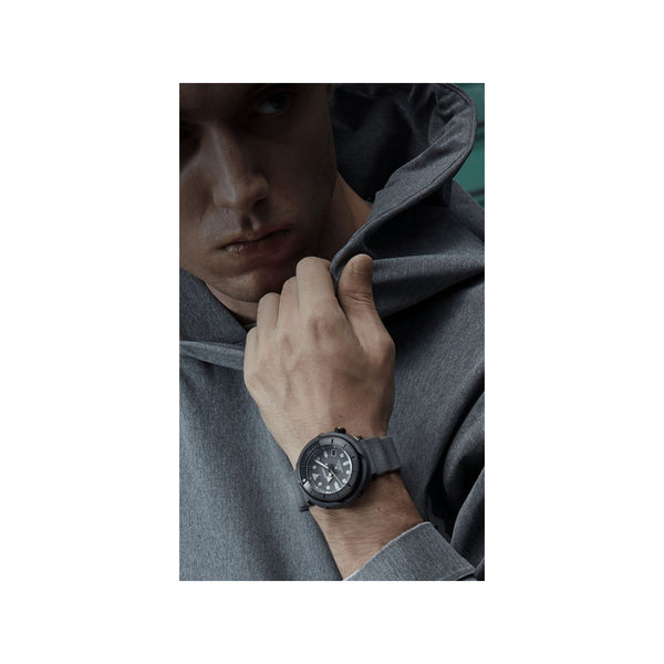 Seiko Prospex Tuna Solar STREET SERIES SNE537P1 Diver's Watch with Grey Silicone Strap| Men's 200M Dive Watch