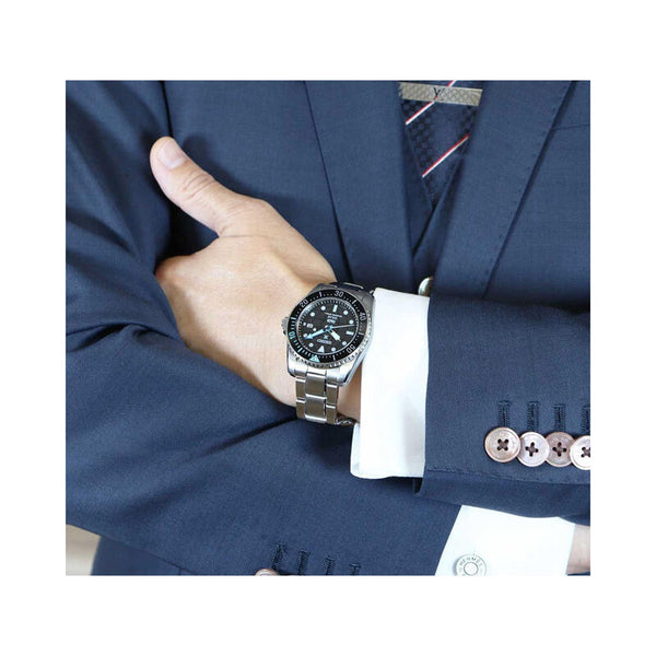 Seiko Prospex Padi Special Edition Solar Diver's SNE575 SNE575P1 SNE575P 200M Stainless Steel Band Watch for men