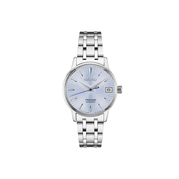 Seiko Presage Cocktail Time Women Analog Automatic Watch SRP841J Silver Stainless Steel Strap