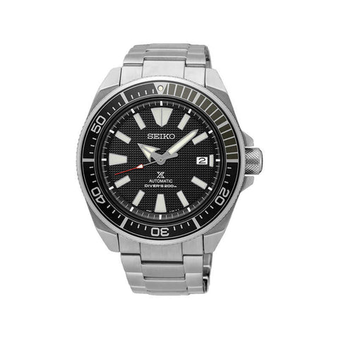 Seiko Prospex Samurai Men's Automatic Watch SRPF03K1 Silver Stainless Steel Strap