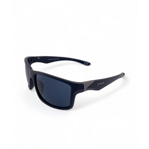 2.5 NVG by Essilor Men's Rectangle Frame Black Plastic UV Protection Sunglasses