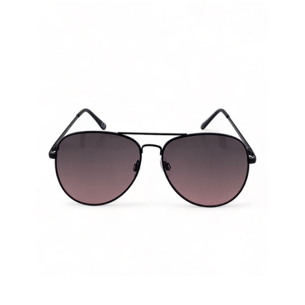 2.5 NVG Men's Aviator Frame Black Metal UV Protection Sunglasses SUNSC0110201