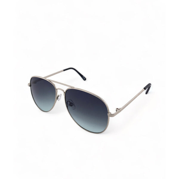 2.5 NVG Men's Aviator Frame Silver Metal UV Protection Sunglasses SUNSC0111220
