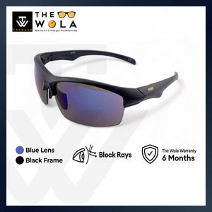 2.5 NVG Unisex's Rectangle Frame Black Plastic UV Protection Sunglasses SUNSC3620205