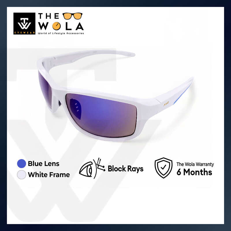 2.5 NVG Unisex's Rectangle Frame White Plastic UV Protection Sunglasses SUNSC3641505