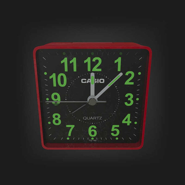 Casio Analog Alarm Clock TQ-140-4DF for Desk Top / Table / Bedside