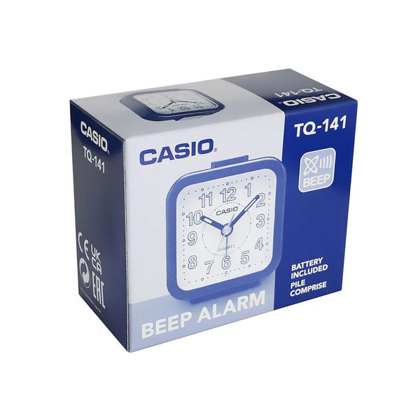 Casio Analog Alarm Clock TQ-141-8DF for Desk Top / Table / Bedside