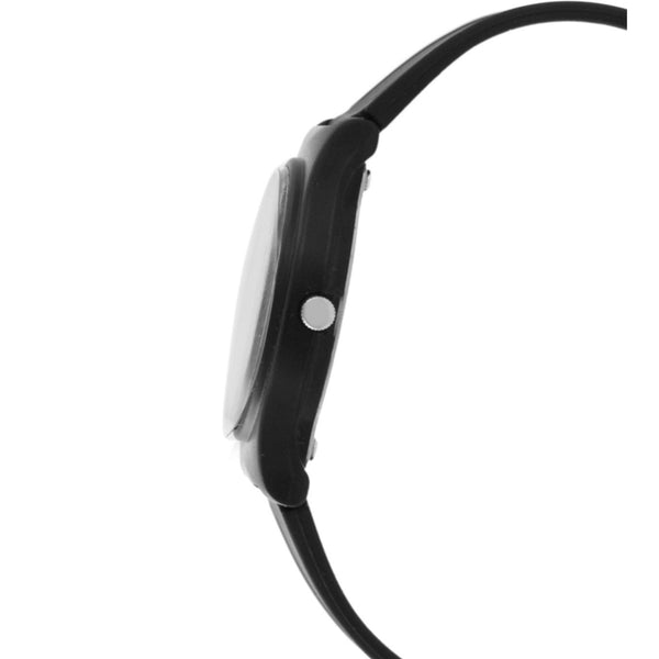 Q&Q Watch by Citizen VP34J052Y Unisex Analog Watch with Black Rubber Strap