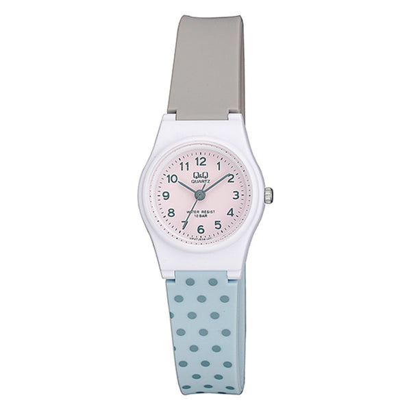 Q&Q Watch by Citizen VP47J034Y Kids Analog Watch with Gray Rubber Strap