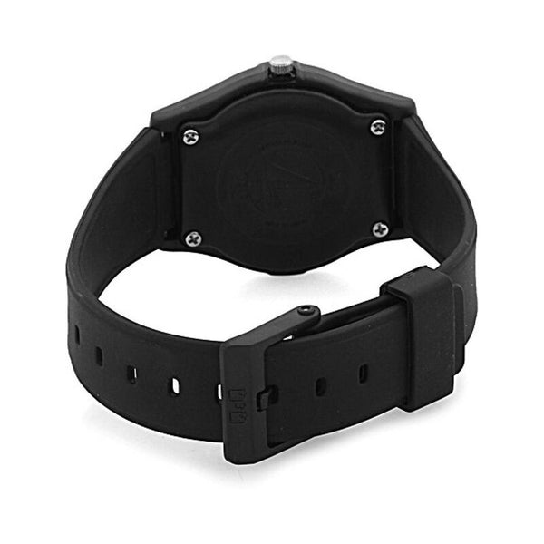 Q&Q Watch by Citizen VQ04J004Y Unisex Analog Watch with Black Rubber Strap