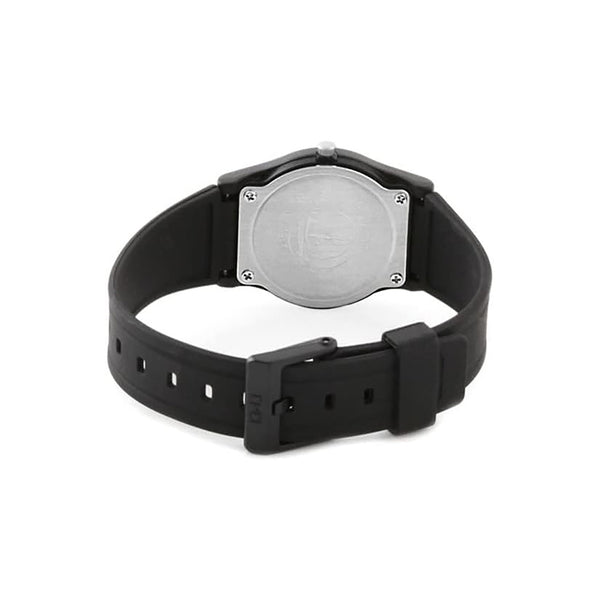 Q&Q Watch By Citizen VQ04J012Y Unisex Analog Watch with Black Rubber Strap