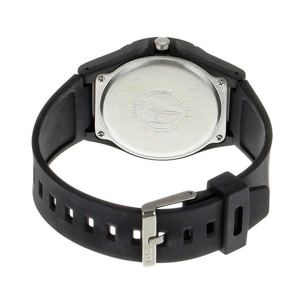 Q&Q Watch by Citizen VR35J022Y Men Analog Watch with Black Rubber Strap