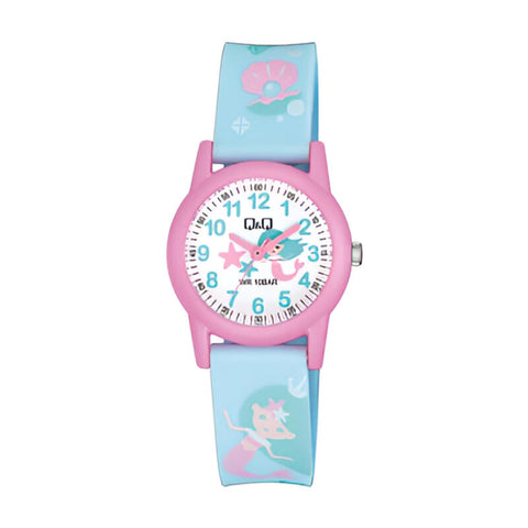 Q&Q VR99J012Y Kids Analog with Blue Resin Band Watch