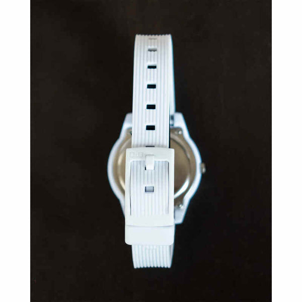 Q&Q Watch by Citizen VS13J008Y Women Analog Watch with White Rubber Strap