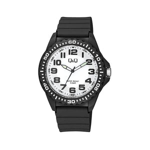 Q&Q VS16J006Y Men’s Analog Watch with Black Resin Band