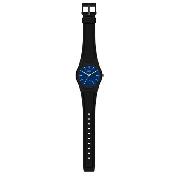 Q&Q Watch by Citizen VS42J007Y Men Analog Watch with Black Rubber Strap