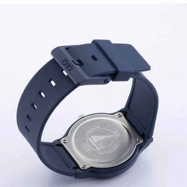 Q&Q Watch by Citizen VS42J015Y Men Analog Watch with Blue Rubber Strap