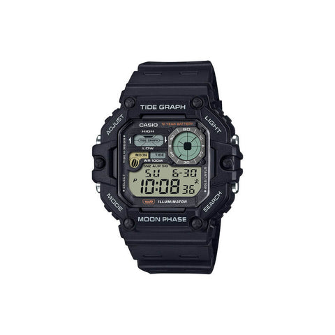 Casio Men's Digital Watch WS-1700H-1AVDF Black Resin Strap Sport Watch