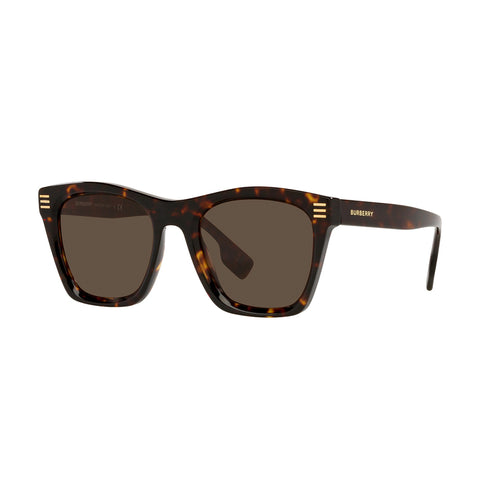 Burberry Men's Square Frame Havana Acetate Sunglasses - BE4348F