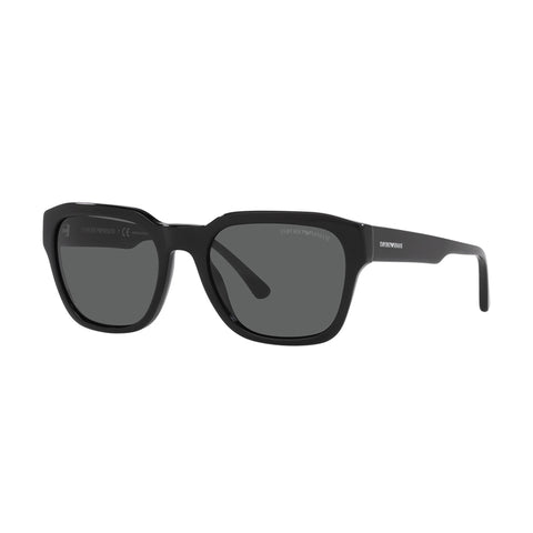 Emporio Armani Men's Square Frame Black Acetate Sunglasses - EA4175F