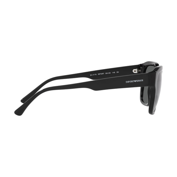 Emporio Armani Men's Square Frame Black Acetate Sunglasses - EA4175F