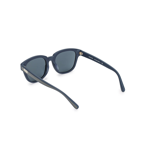 Coach Men's Square Frame Blue Acetate Sunglasses - HC8340U
