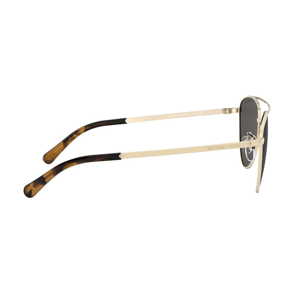 Michael Kors Women's Pilot Frame Gold Metal Sunglasses - MK1056