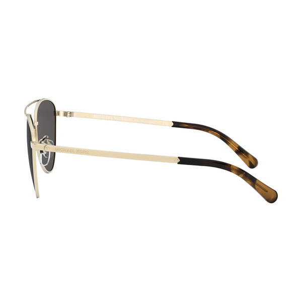 Michael Kors Women's Pilot Frame Gold Metal Sunglasses - MK1056