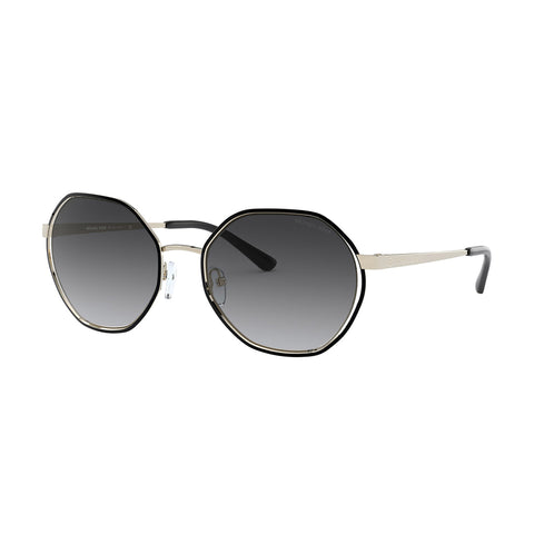 Michael Kors Women's Irregular Frame Gold Metal Sunglasses - MK1072