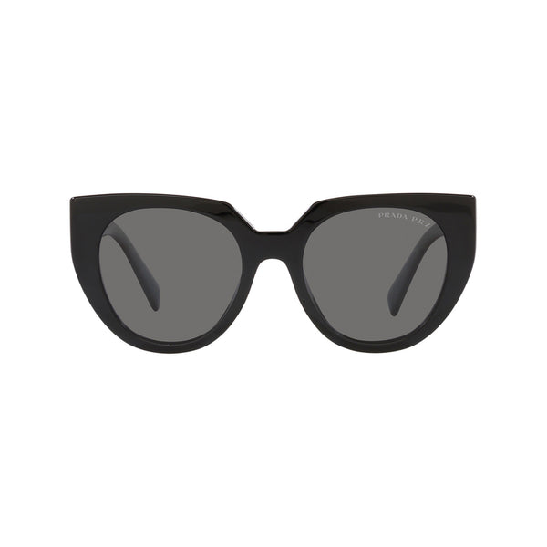 Prada Women's Cat Eye Frame Black Acetate Sunglasses - PR 14WS