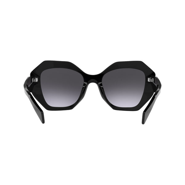 Prada Women's Irregular Frame Black Acetate Sunglasses - PR 16WS