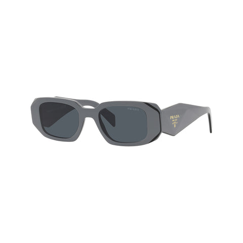 Prada Women's Rectangle Frame Grey Acetate Sunglasses - PR 17WSF